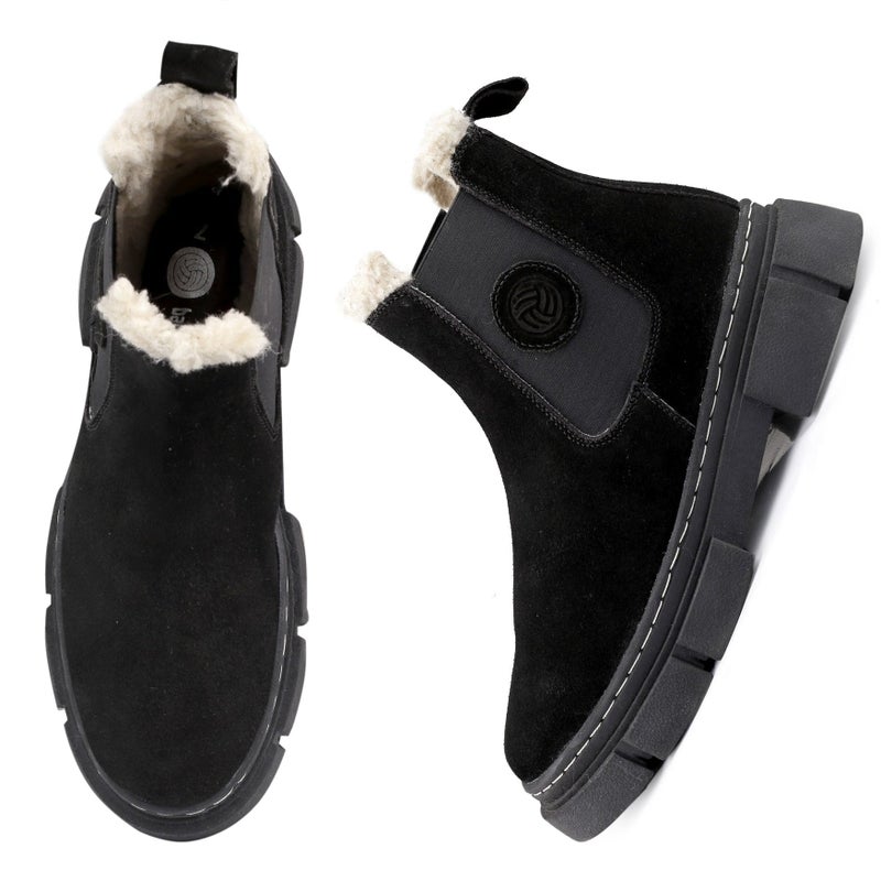 Bacca Bucci Alpine Armor Chelsea Snow Boots with Suede and Fur - Image 2